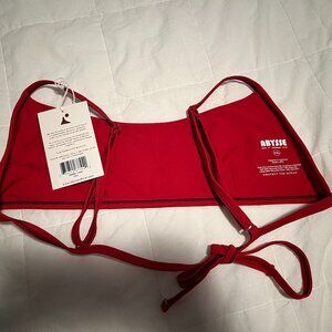 Abyss Zamba bikini top - Lava, XXL